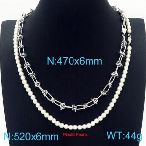 Bead Necklace - KN229599-Z