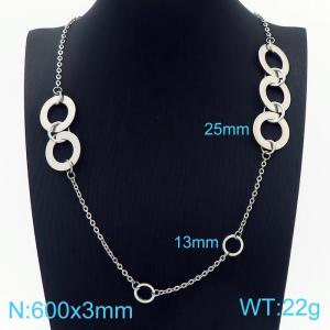 Stainless Steel Necklace - KN229610-Z