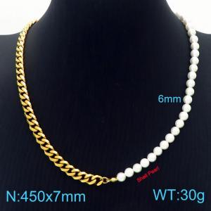 Bead Necklace - KN229614-Z