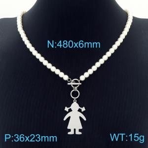 Bead Necklace - KN229616-Z