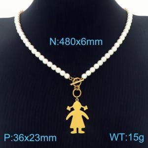 Bead Necklace - KN229617-Z