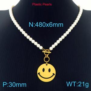 Bead Necklace - KN229640-Z