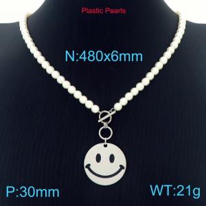 Bead Necklace - KN229641-Z