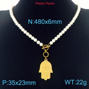 Bead Necklace - KN229648-Z