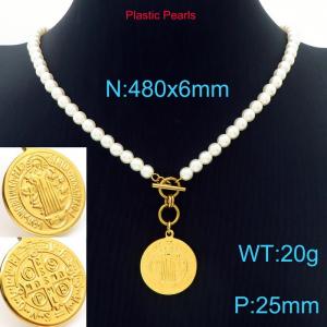 Bead Necklace - KN229650-Z