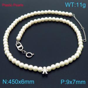 Bead Necklace - KN229654-Z