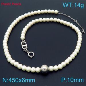 Bead Necklace - KN229656-Z