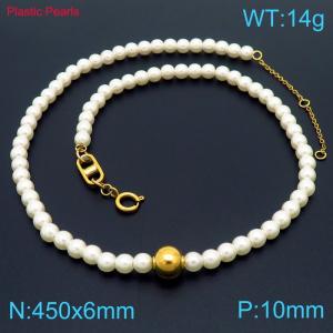 Bead Necklace - KN229657-Z