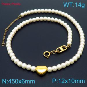 Bead Necklace - KN229661-Z