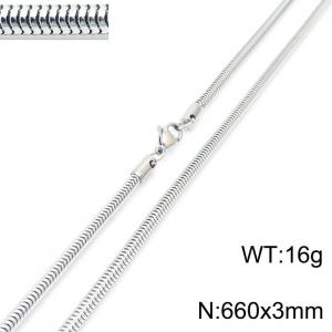 Stainless Steel Necklace - KN230043-Z