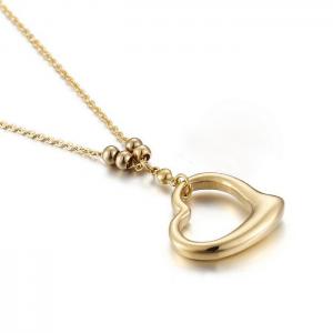 SS Gold-Plating Necklace - KN230185-Z