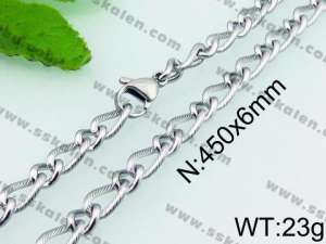 Stainless Steel Necklace - KN23037-Z