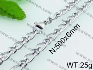Stainless Steel Necklace - KN23038-Z