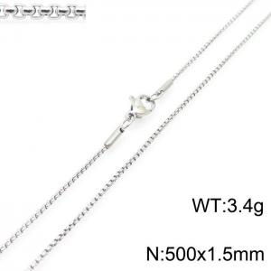 Stainless Steel Necklace - KN230388-Z