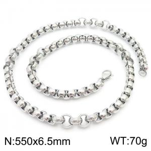 Stainless Steel Necklace - KN230443-Z