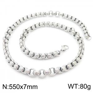 Stainless Steel Necklace - KN230444-Z
