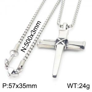 Stainless Steel Necklace - KN230495-KFC