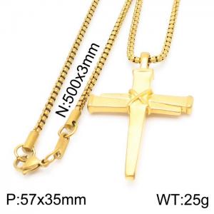 Stainless Steel Necklace - KN230498-KFC