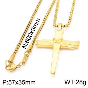 Stainless Steel Necklace - KN230499-KFC