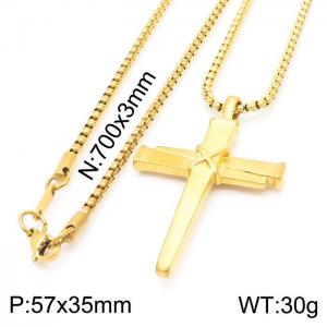 Stainless Steel Necklace - KN230500-KFC