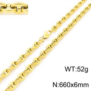 SS Gold-Plating Necklace - KN230522-KFC