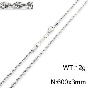 Stainless Steel Necklace - KN230579-KFC