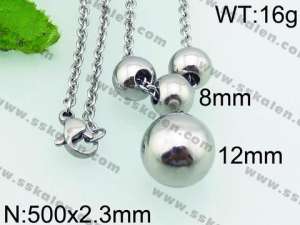 Stainless Steel Necklace - KN23061-Z