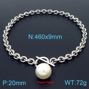Stainless Steel Necklace - KN230726-Z