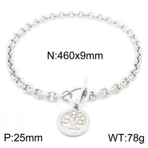 Stainless Steel Necklace - KN230730-Z