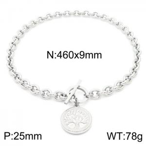 Stainless Steel Necklace - KN230734-Z