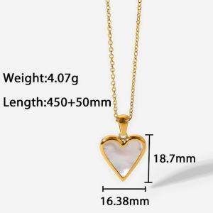 Love Pendant Necklace - KN231878-WGJT