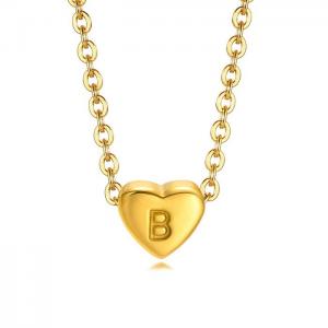 SS Gold-Plating Necklace - KN232710-WGSF