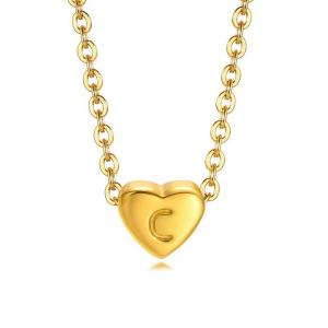 SS Gold-Plating Necklace - KN232711-WGSF