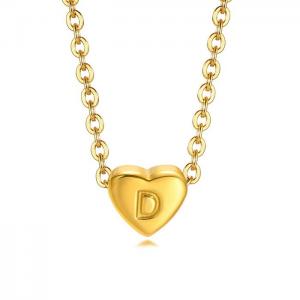 SS Gold-Plating Necklace - KN232712-WGSF