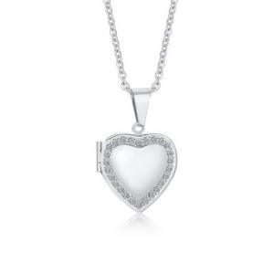 Stainless Steel Necklace - KN232737-WGSF