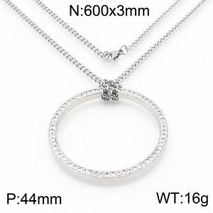 Stainless Steel Special Bracelets Women Silver Color - KN233876-Z