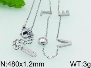 Stainless Steel Necklace - KN23413-PH