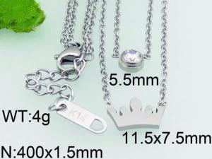 Stainless Steel Necklace - KN23510-PH