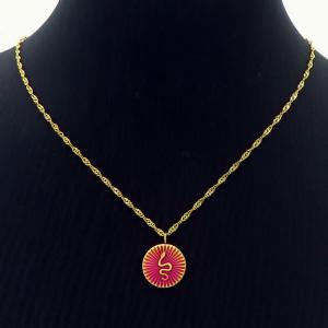 SS Gold-Plating Necklace - KN235207-HM