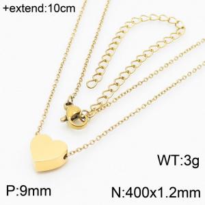 SS Gold-Plating Necklace - KN235352-KFC