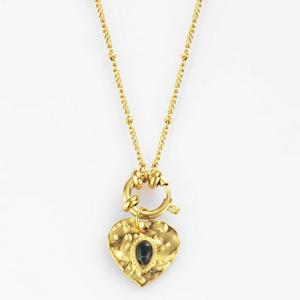 SS Gold-Plating Necklace - KN235387-WGYC