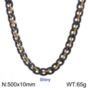Stainless Steel NK Chain Unisex Necklace for Men and Women - KN235963-Z