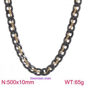 Stainless Steel NK Chain Unisex Necklace for Men and Women - KN235969-Z