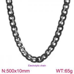 Stainless Steel NK Chain Unisex Necklace for Men and Women - KN235970-Z