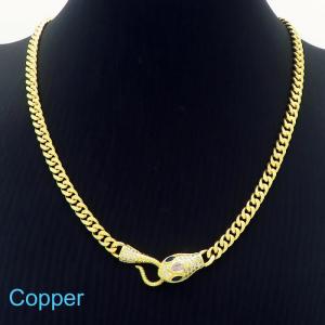 Copper Necklace - KN236236-CJ