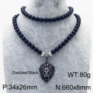 Bead Necklace - KN236427-KJX