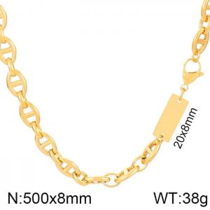 8mm Pig Nose ID Necklace - KN239327-Z