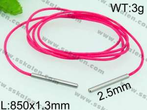 Stainless Steel Clasp with Fabric Cord - KN24319-Z