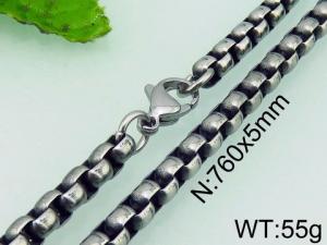 Stainless Steel Necklace - KN25230-BD