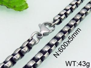 Stainless Steel Necklace - KN25231-BD